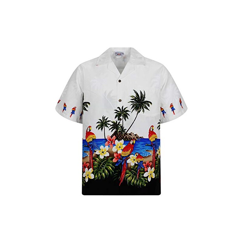 Camisa Hawaiana Unisex De Palm Trees Beach, Camisa De Playa | Meses sin interés