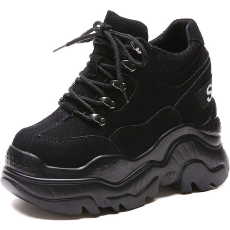 Scarpe Casual Da Donna Alla Moda Con Plateau Stringate Sneakers Traspiranti Slip-on Da Donna Scarpe Sportive Comode Da Passeggio Scarpe Da Jogging Da Donna All'aperto Palestra Scarpe Da Fitness Scarpe - Foto 7