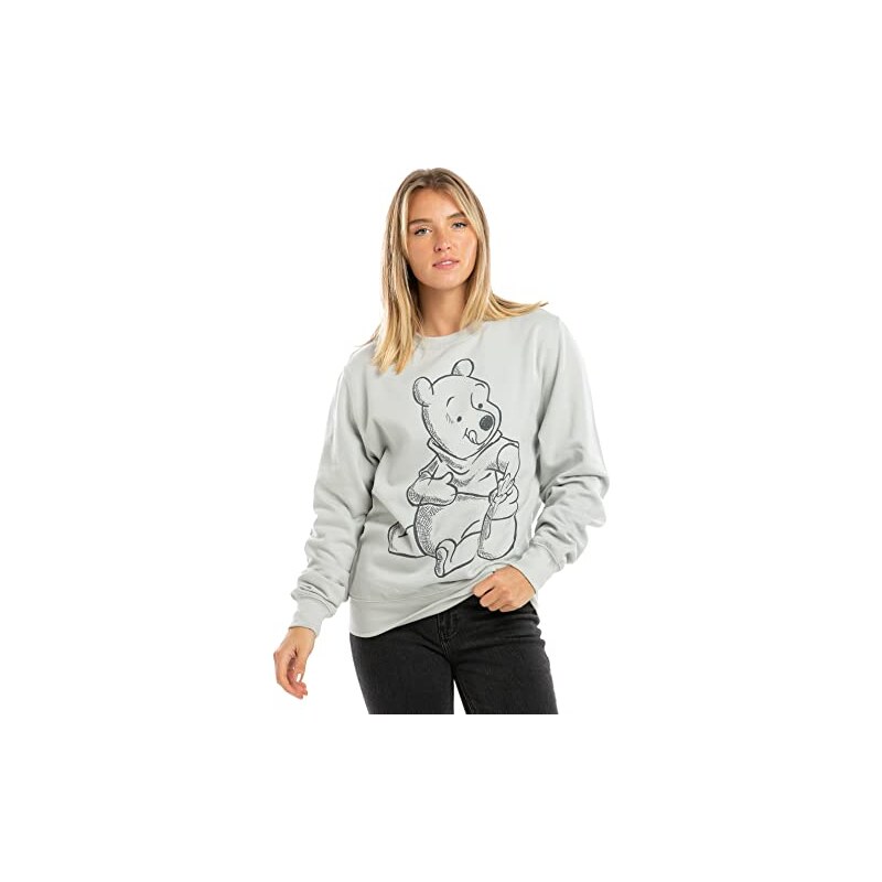 New Lamonty Crew - Maglia Tuta Uomo In Puro Cotone Sostenibile, Scollo Rotondo Con Logo Ricamato