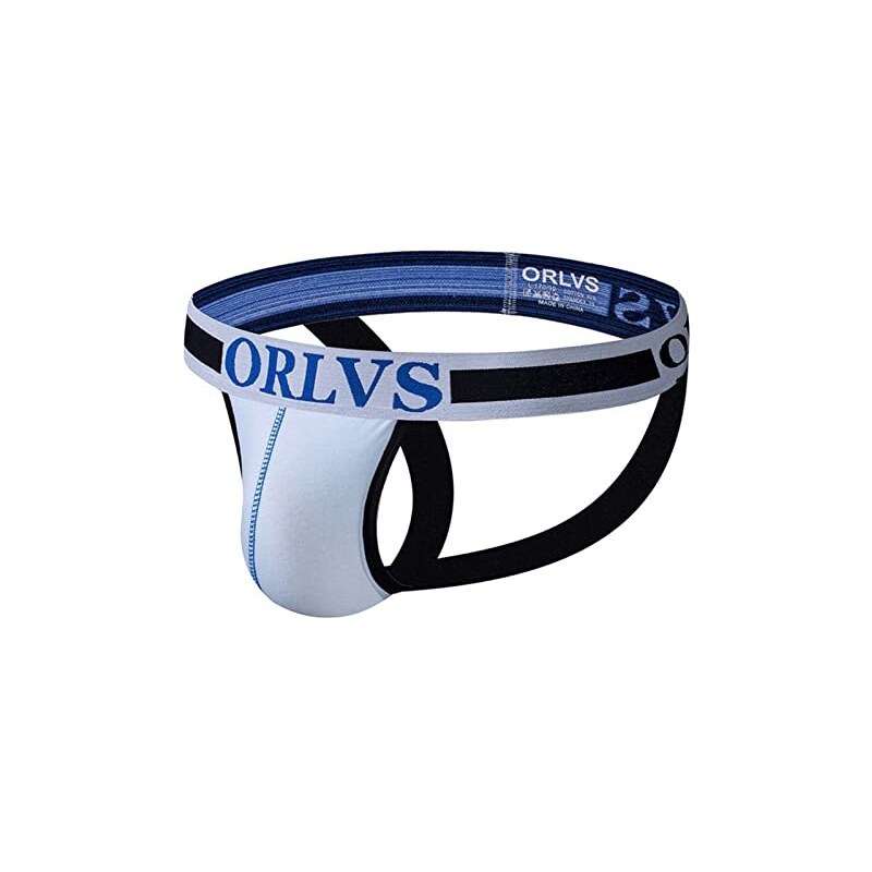 Slip Uomo Vita Bassa Jockstrap – Intimo Schiena A T – Bikini Perizoma – Poliammide/Spandex