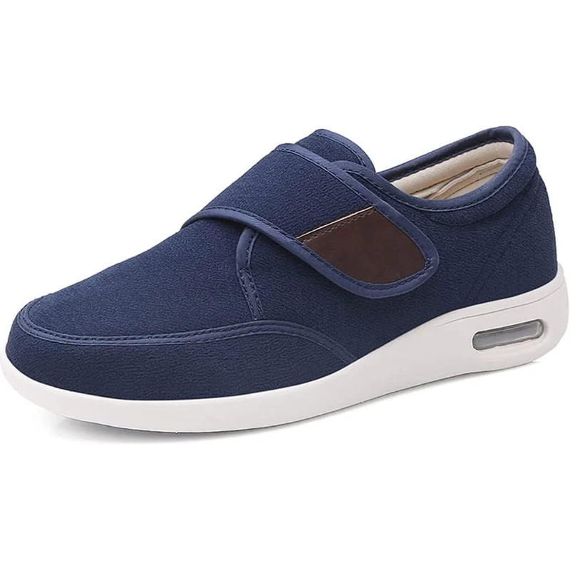 Pantofole Per Diabetici Uomo Larghe Ciabatte Traspirante - Foto 9