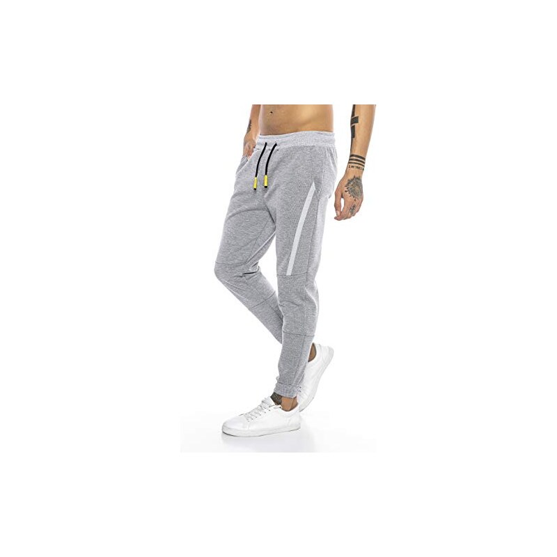 RED BRIDGE Pantaloncini Jogger Uomo - Corti, Con Tasche E Zip, Moda Tuta Sportiva
