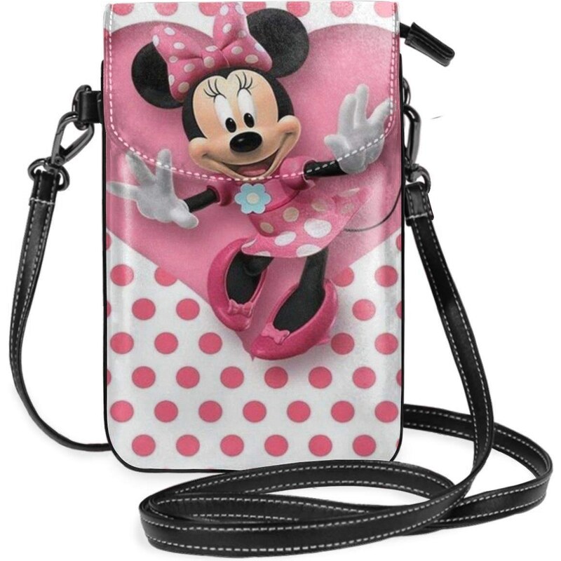 Stampa sveglia del topo di Minnie della borsa del telefono cellulare delle  borse della piccola Crossbody con le fessure della 