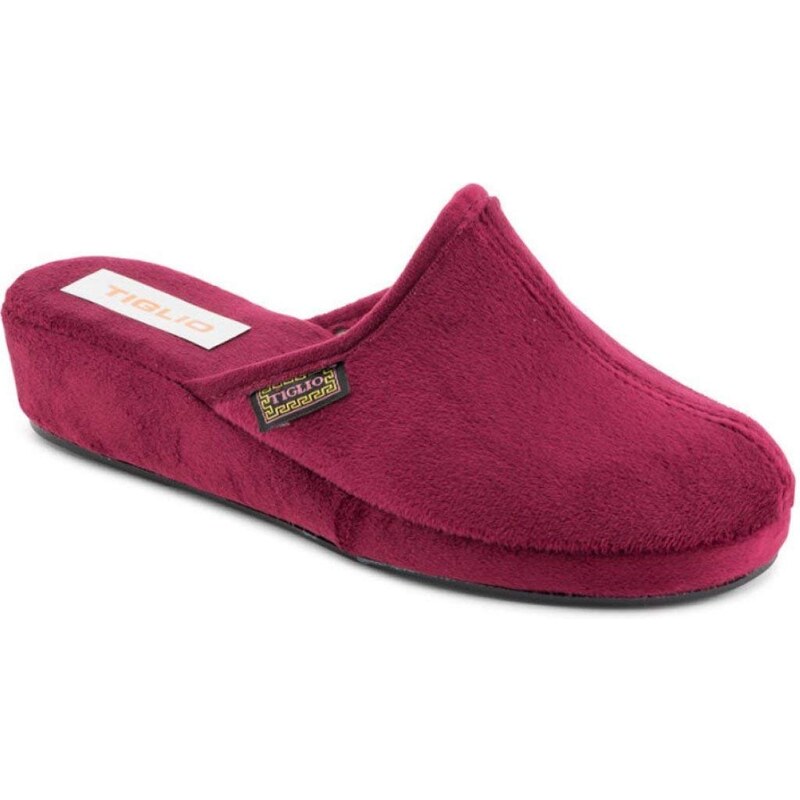 TGL Tiglio Pantofole Ciabatte Invernali da Donna Art. 704 Bordeaux (36