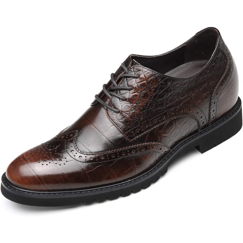 Scarpa derby formale Jerold Wilton marrone scuro in pelle morbida