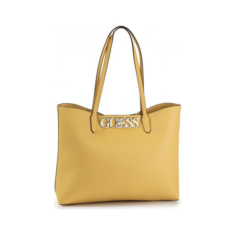 Guess Uptown Chic Barcelona UPTOWN CHIC BARCELONA Shopping bag con pochette giallo hwvg7301230yel donna