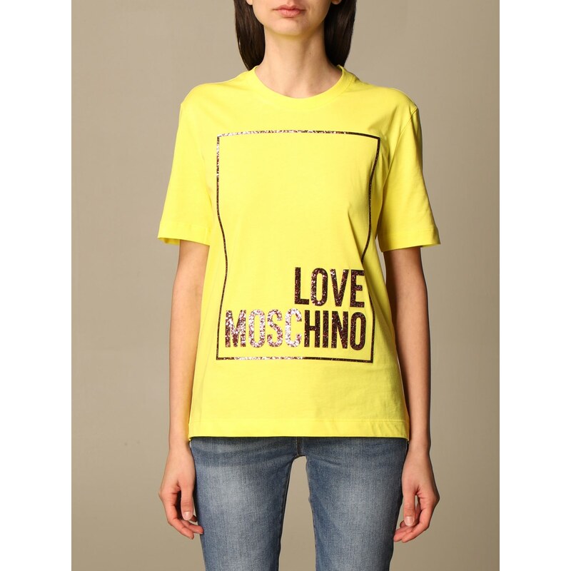 T shirt love hot sale moschino donna