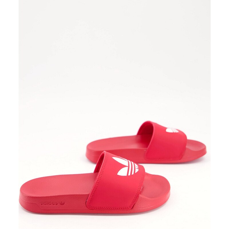adidas Originals - adilette Lite - Sliders rosse-Rosso