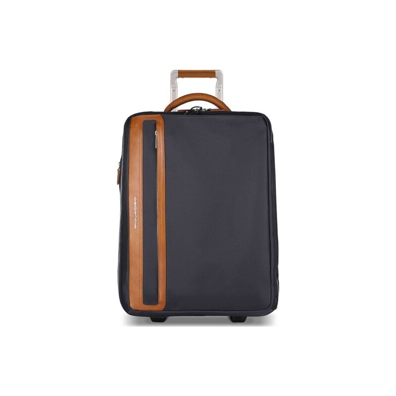 PIQUADRO Modus Trolley Cabin 2 Ruote – Pelle Piena Fiore – Porta PC 15.6''