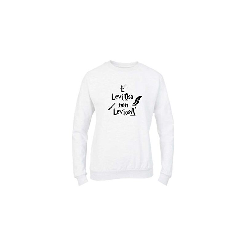 Felpa Donna Girocollo Basic Top qualità Top vestibilità