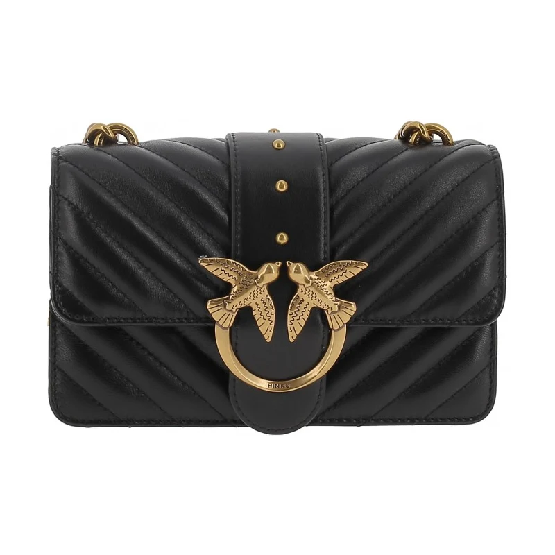 Borsa Pinko Love Mini Icon V Quilt Cl In Nappa Trapuntata Nero