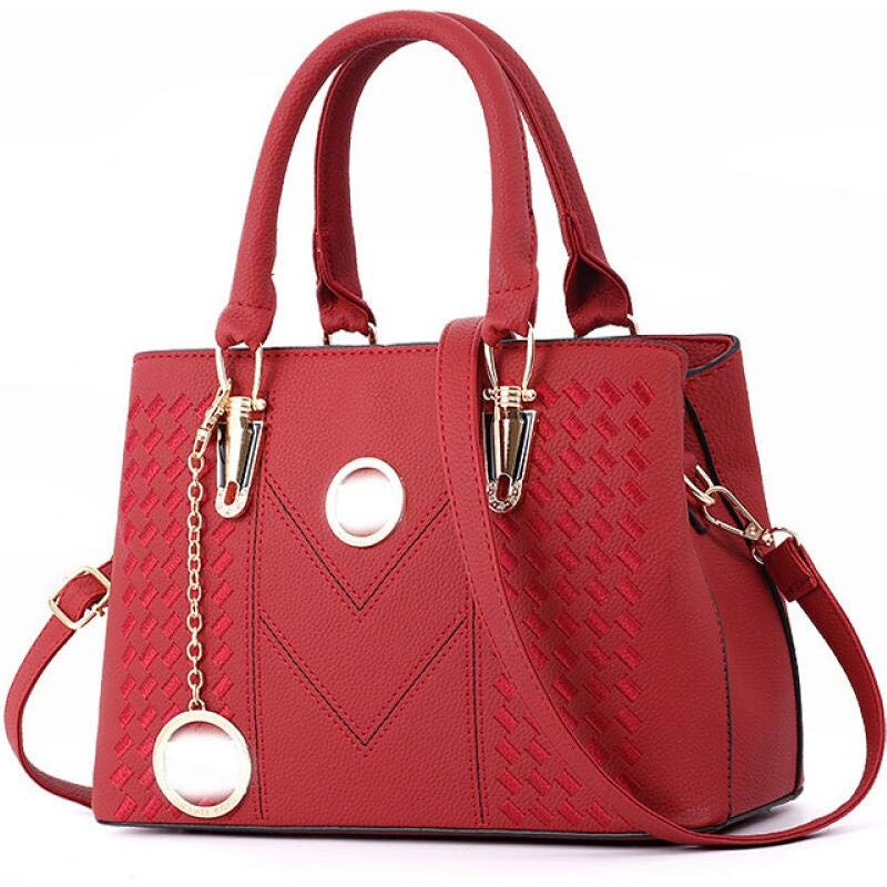 BeniBorsa della spalla del messaggero della borsa della borsa femminile di nuovo stile della grande borsa-DTM6039 Borgogna
