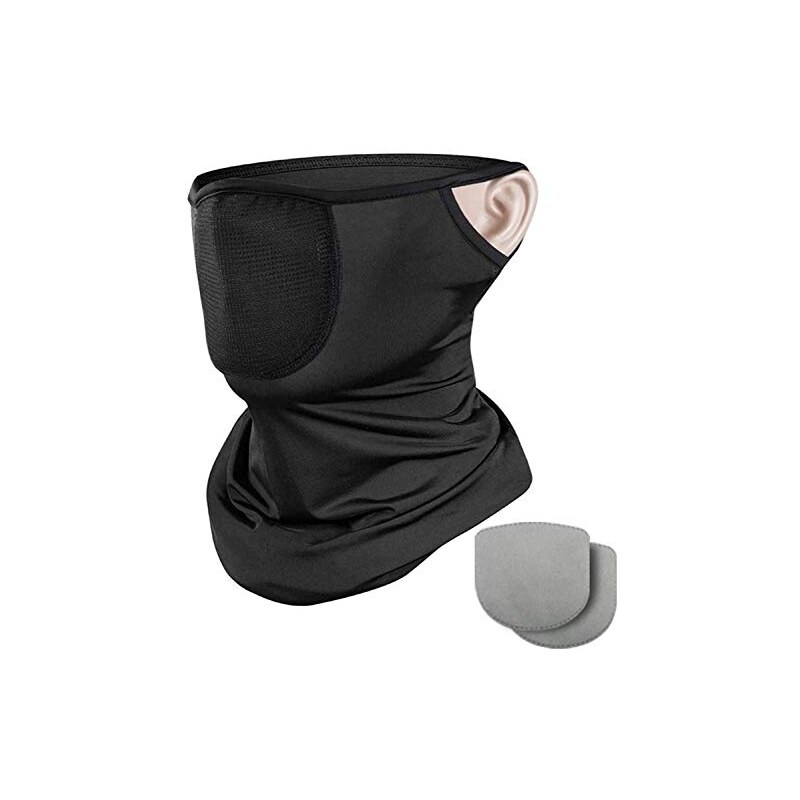 Abbigliamento Moto e Accessori - Scaldacollo Salvagola Copricollo Antivento Moto Sci Bici Sci Snowboard Nero