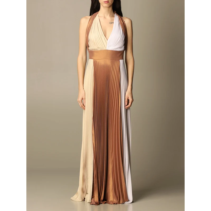 Abito lungo Hanita in tessuto Donna