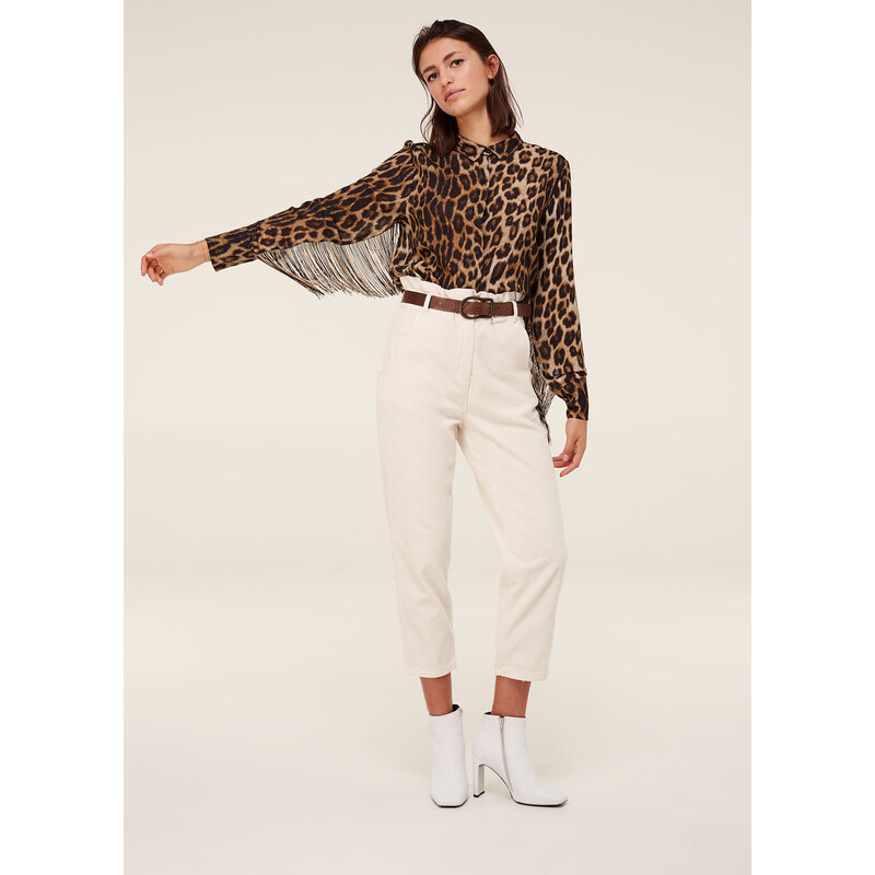 Liu Jo Camicia Con Fiocco Nero Camicia Con Stampa Liu Jo Bordeaux