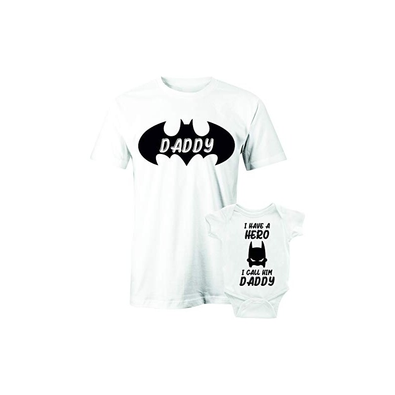 Puzzletee T-Shirt Coordinate Papà E Figlio - Magliette Per Festa Del Papà, Compleanno, Idea Regalo, Stampe Divertenti, Cotone Morbido