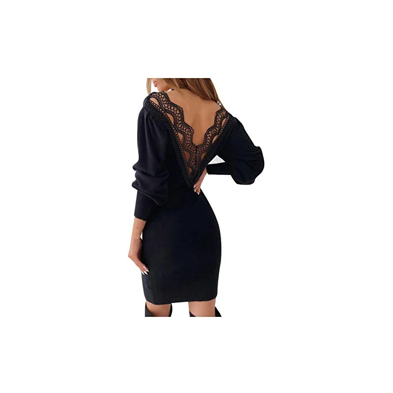 Robe Tube Mini Dos Nu Avec Tulle Carré - Robe De Soirée Noire Neuve Avec étiquettes