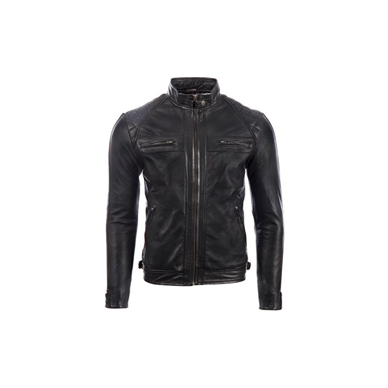 Giacca Chiodo Corto in vera pellenera Estivo da donna stile crop top Perugia