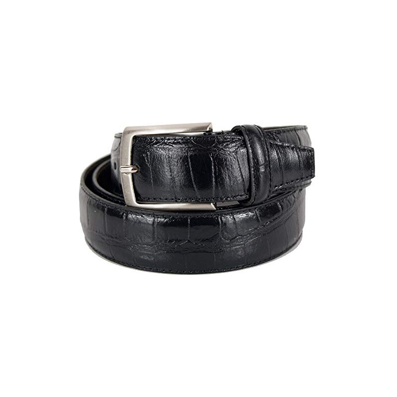 Cintura Uomo In Vera Pelle German Wear – Larga 4 Cm, Fibbia Tradizionale – Per Jeans E Costume Bavarese