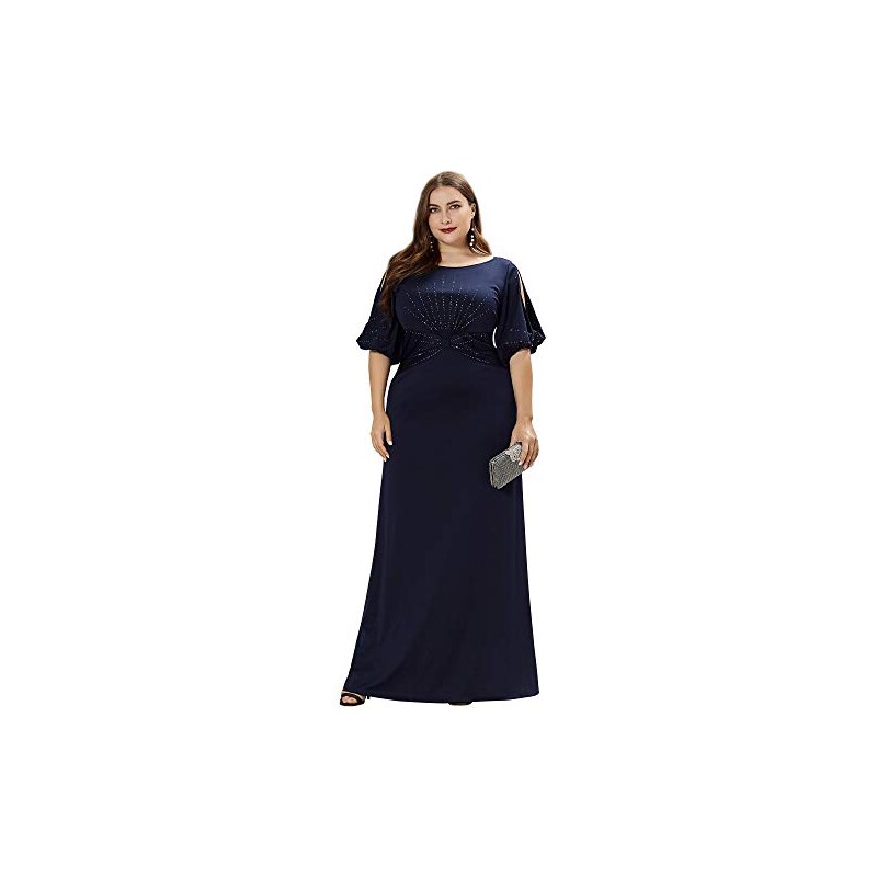 Ever Pretty Vestiti da Festa Donna Elegante Stile Impero Maniche
