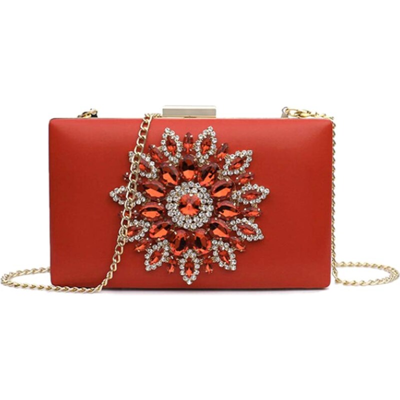 Timagebreze Pochette da Donna Pochette da Sposa Borsa da Sposa da Sera nel  Cristallo per Donna Borse un Tracolla Piccole di Lusso