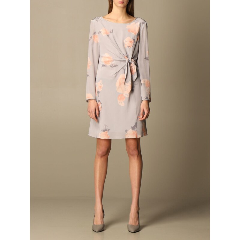 Abito Emporio Armani in seta a fantasia Donna