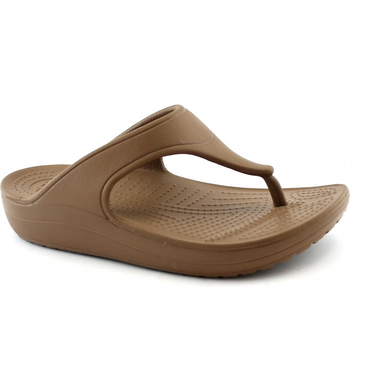 CROCS SLOANE PLATFORM FLIP 200486 bronzo ciabatte infradito donna gomma