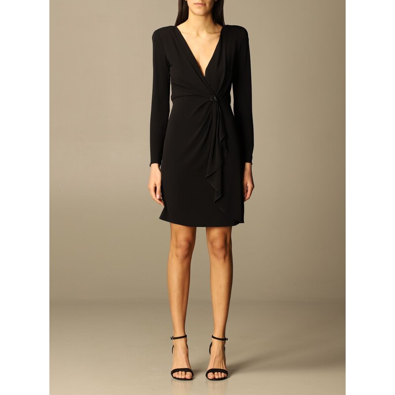 Emporio Armani Tubino Nero Donna Kaftano Donna Nero – EMPORIO