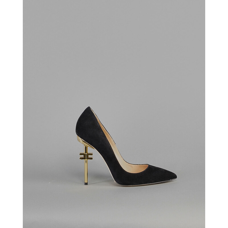 Pelleecuoio Sandali Con Zeppa Elisabetta Franchi PIERFRANCESCO