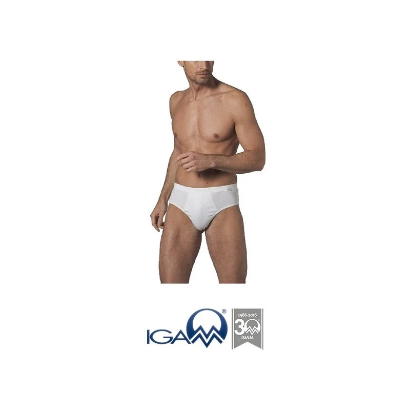 6 Slip uomo Nottingham o Primal midi in fresco cotone con elastico infilato