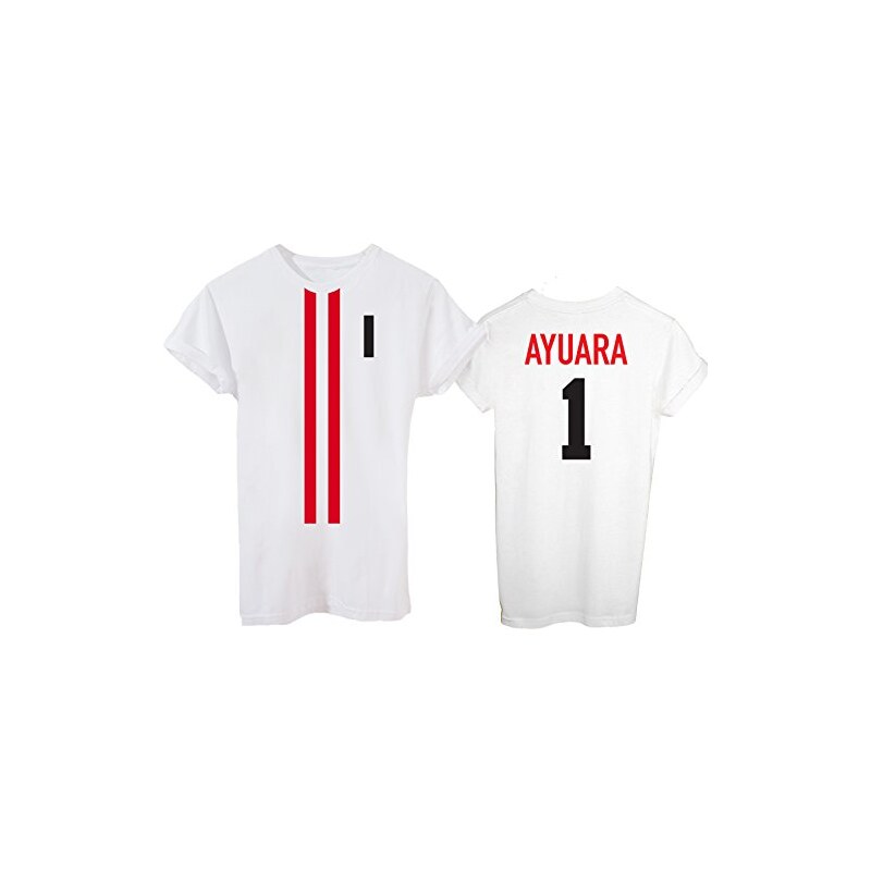 iMage T-Shirt Maglia Mimi Ayuara Fronte E Retro Pallavolo Sport