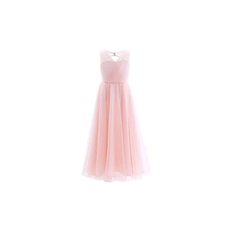 iEFiEL Abito da Cerimonia Bambina Elegante Vestito da Principessa