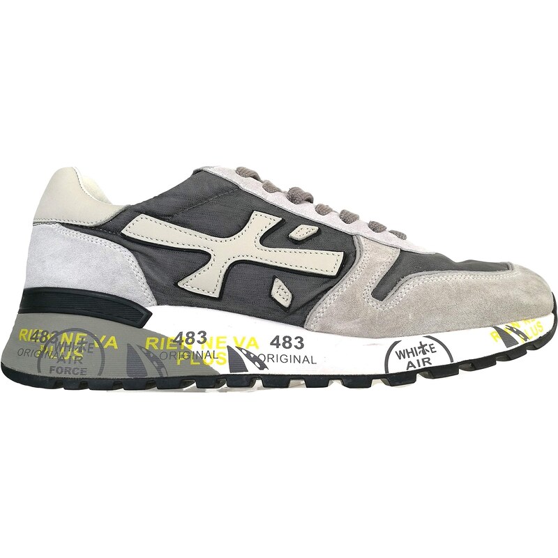 PREMIATA Luxury Fashion Uomo MICK4952 Grigio Pelle Sneakers Autunno Inverno 20 Stileo