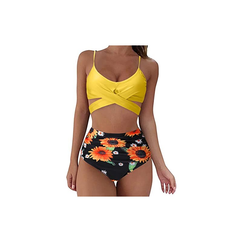 Costume Intero Donna Push Up - Reggiseno Imbottito E Controllo Pancia | Vita Alta E Spalline Regolabili - Foto 8