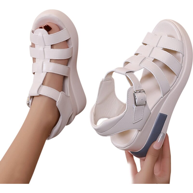 Sandali Sportivi In Pelle Per Donna - Comodi Per Camminate, Escursioni E Tempo Libero - Foto 9