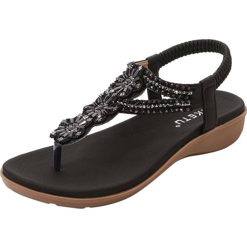 Sandali Con Zeppa Palado Isotora Per Donna - Eleganti E Comodi Con Cinghie Elastiche - Estate