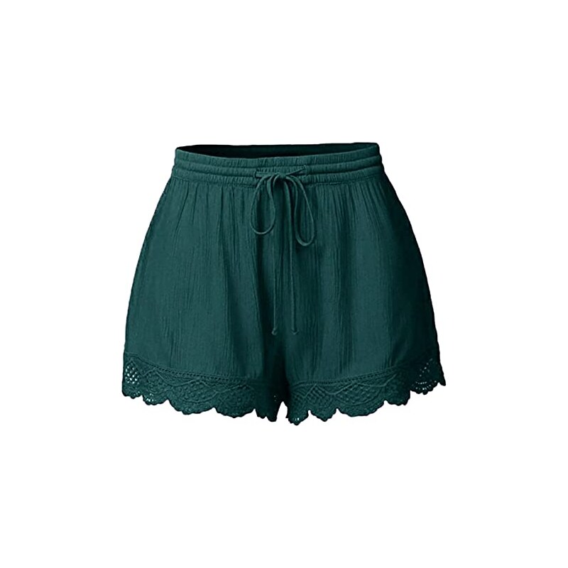 Costume Donna Pantaloncino Pantaloncini Donna In Cotone Vita