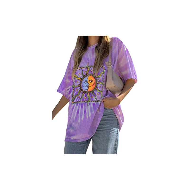 Tomwell Maglietta Manica Corta Donna Estiva Stampata Vintage Camicia T-Shirt Sportivi Girocollo da Donna Maglie Oversize Pullover Primavera Casual Sciolto Felpe Moda Girocollo Tops Bianco XS Tomwell Maglietta Manica Corta Donna Estiva Stampata Vintage Camicia T-Shirt Sportivi Girocollo da Donna Maglie Oversize Pullover Primavera Casual Sciolto Felpe Moda Girocollo Tops Bianco XS
