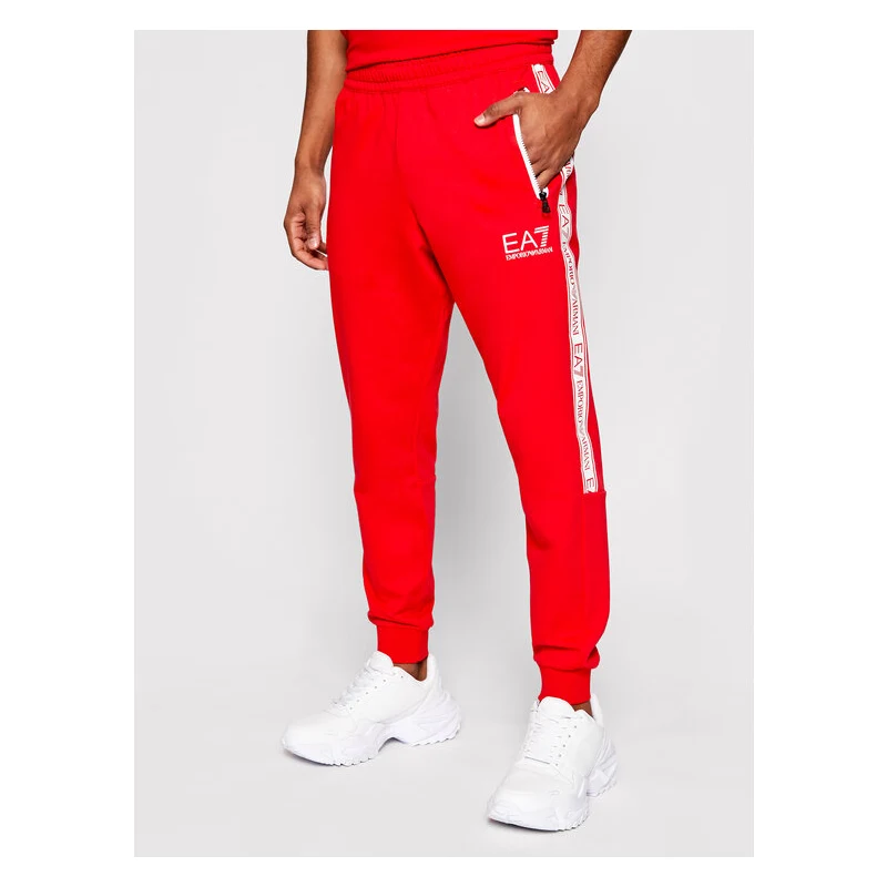 EA7 Emporio Armani Pantaloni da tuta 3KPP51 PJ05Z 1451 Rosso