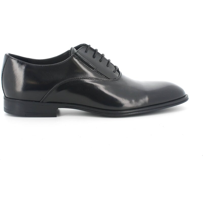 Scarpa classica melluso uomo u0896a in pelle nero con sottopiede in memory foam