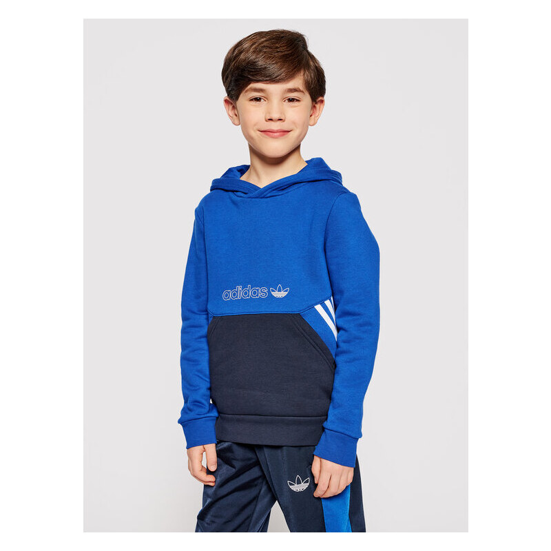 Felpa adidas bambino blu online