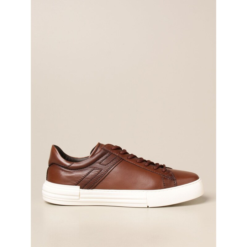 Sneakers Hogan in pelle con H allungata. Uomo Stileo