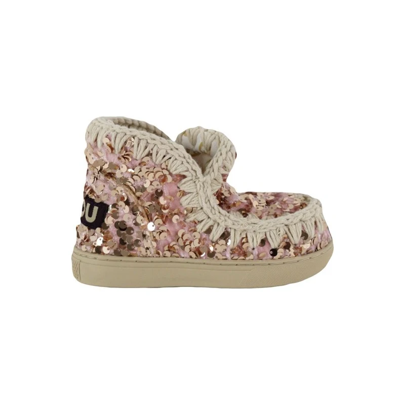 Sneaker Mou Outlet Bambina Paillettes Scarpe Mou Per Bambini