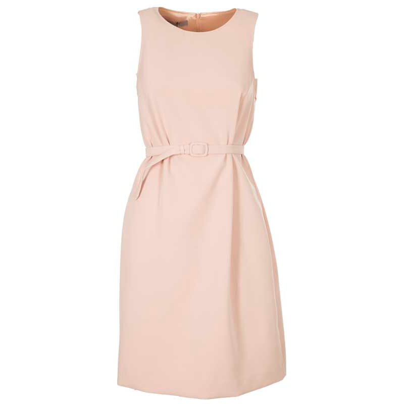 MARELLA Abito rosa in cady con cintura Donna