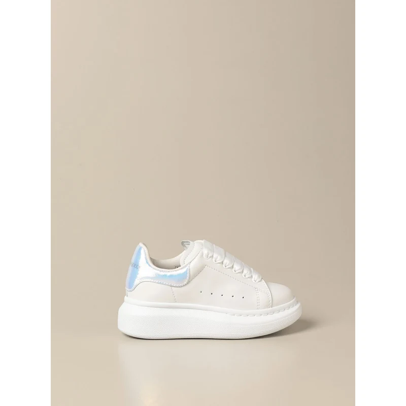 Sneakers Alexander McQueen in pelle con logo. Bambino Stileo