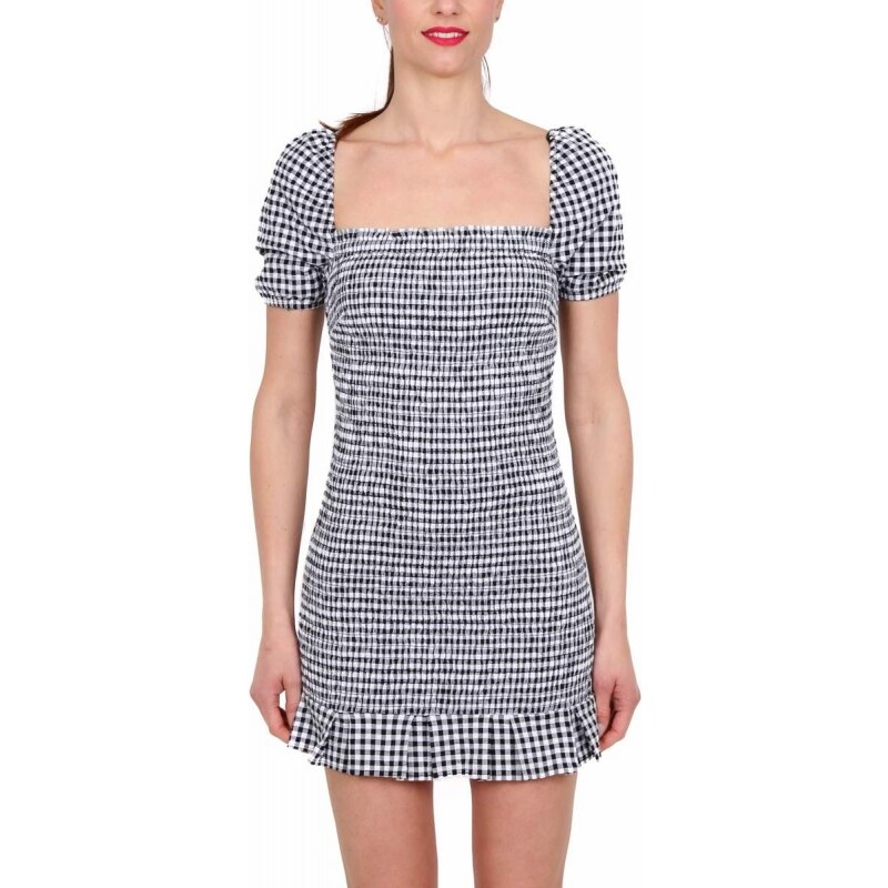 Abito Corto Vestito Guess Bianco E Nero Guess ABITO CORTO