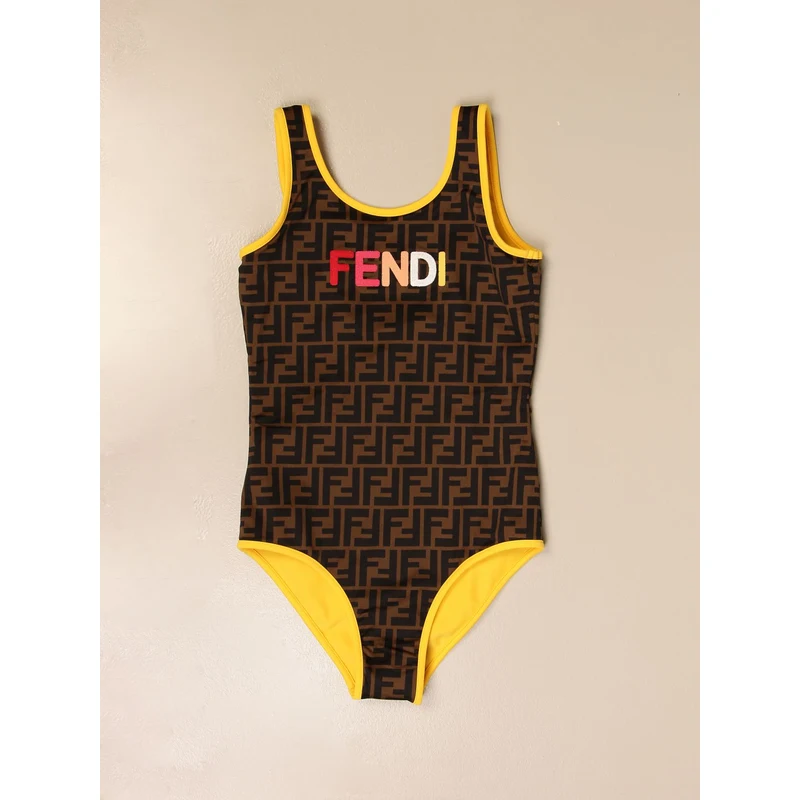 Costume intero Fendi con monogramma FF. Bambina Stileo