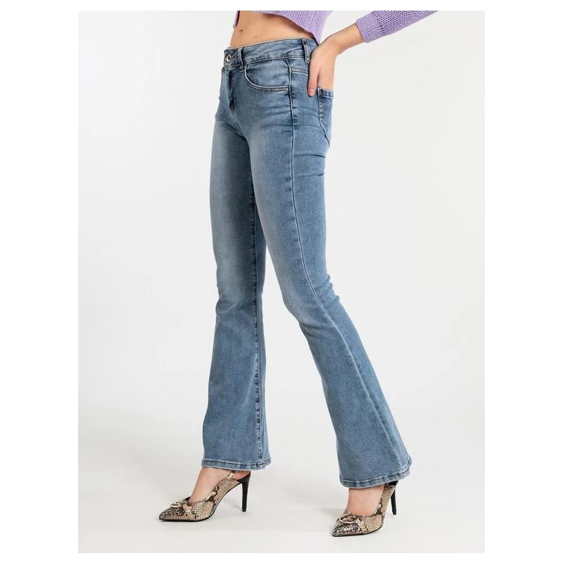 Farfallina Jeans donna slim a zampa Jeans Zampa donna Jeans - Main Image