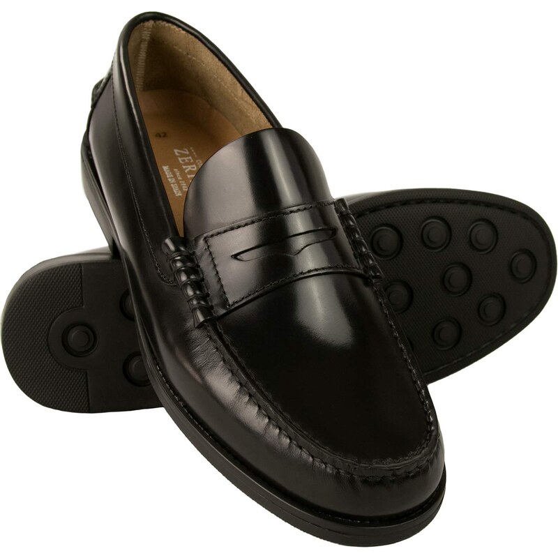 Mocassini Uomo In Pelle Zerimar - Fabbricati In Spagna, Taglie Grandi, Eleganti E Comodi - Foto 2