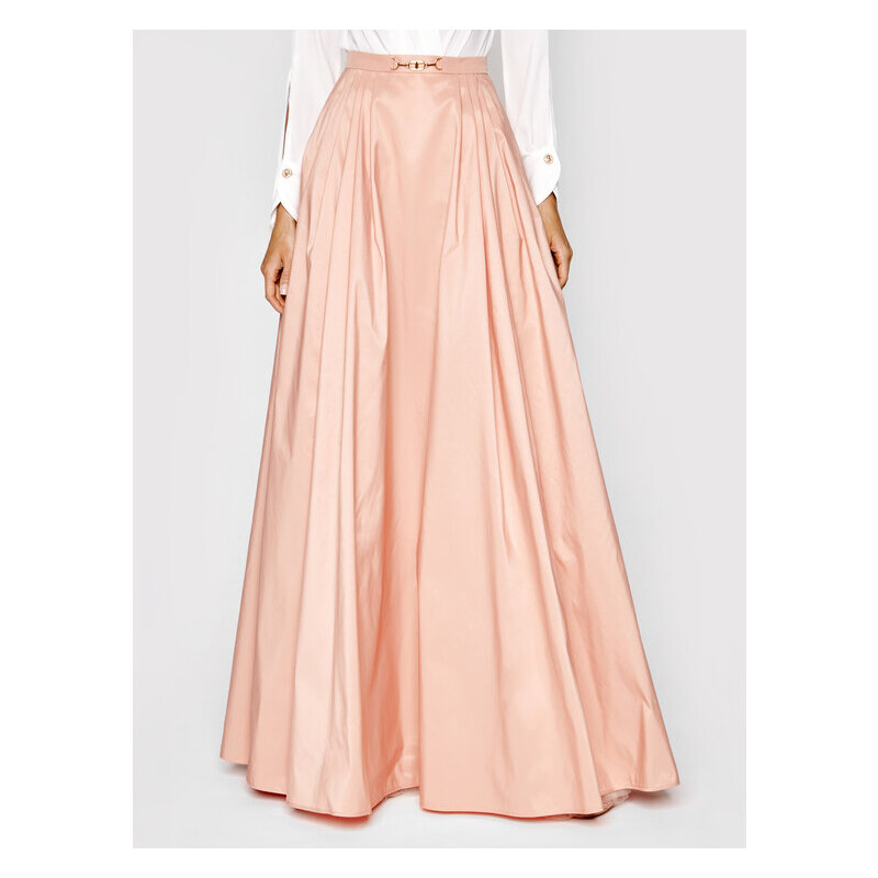 Elisabetta Franchi Gonna maxi GO-482-13E2-V480 Rosa Regular Donna